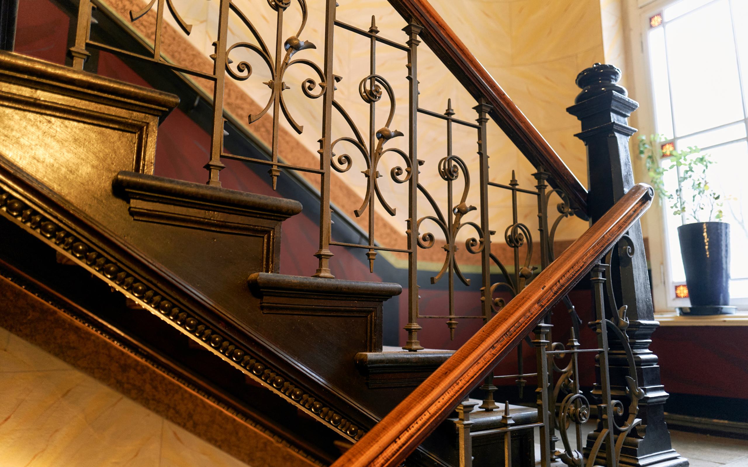 Historische Treppen im Haus der Grieg-Begegnungsstätte